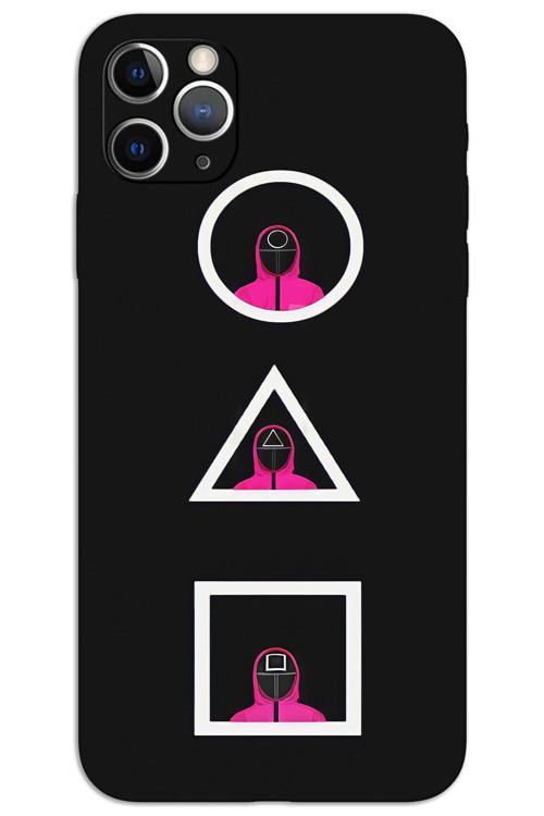iPhone 11 Pro Kılıf HD Desen Baskılı Arka Kapak - Squid Game