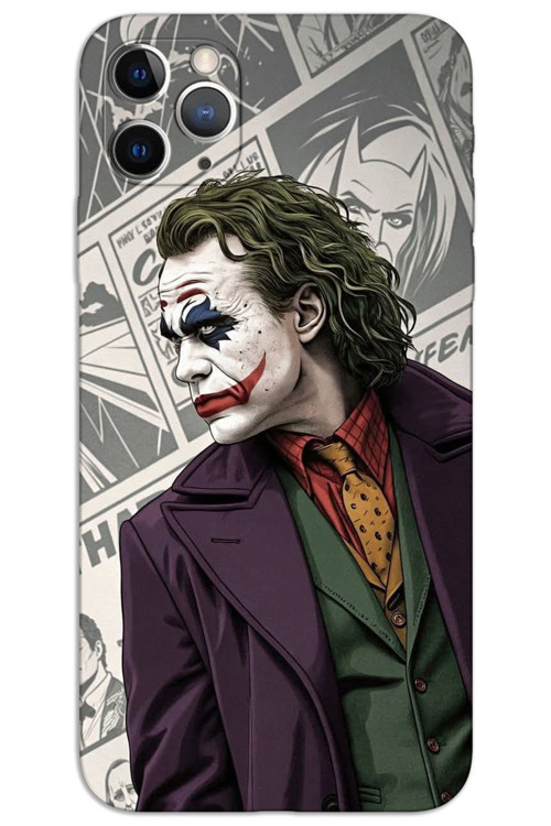 iPhone 11 Pro Kılıf HD Desen Baskılı Arka Kapak - Joker