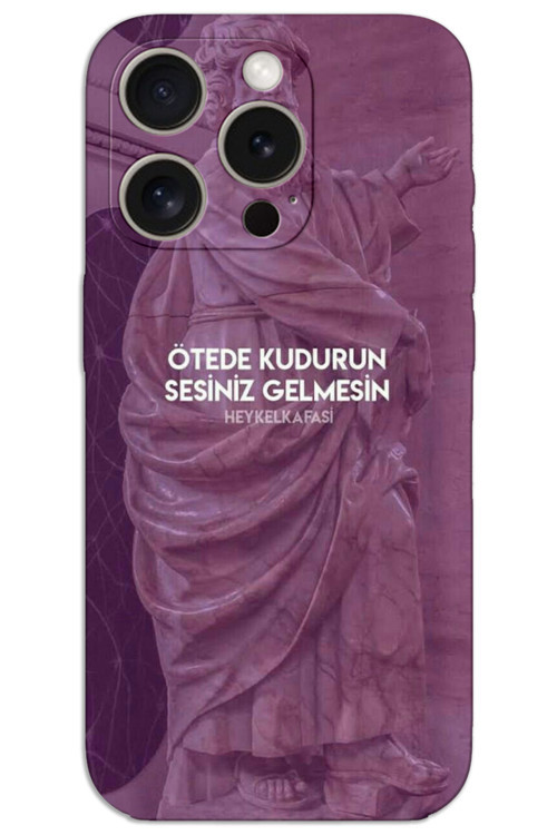iPhone 15 Pro Kılıf HD Desen Baskılı Arka Kapak - Ötede Kudurun