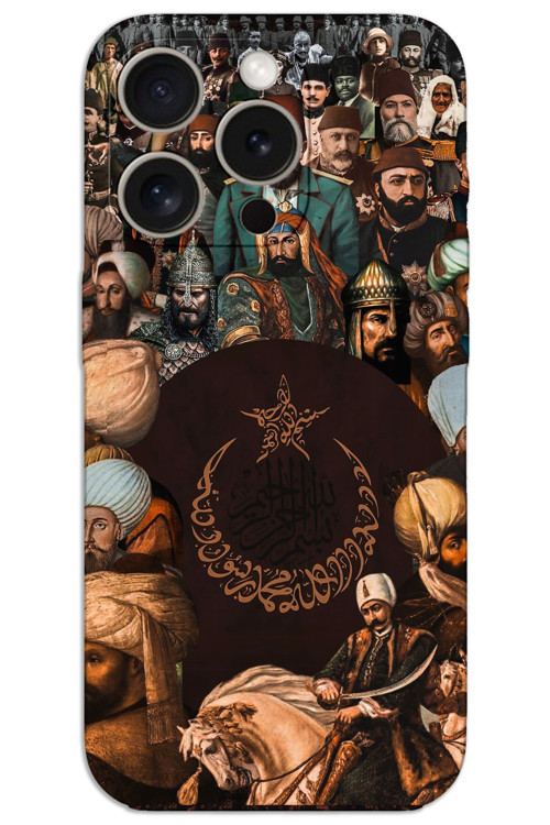 iPhone 15 Pro Max Kılıf HD Desen Baskılı Arka Kapak - Osmanlı Hanedan