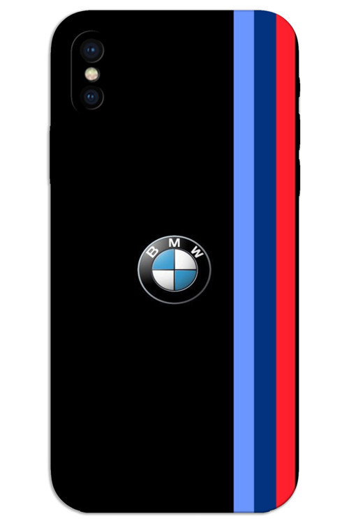 iPhone X / XS Kılıf HD Desen Baskılı Arka Kapak - Siyah Üç Şerit