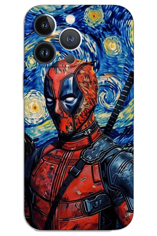 iPhone 13 Pro Kılıf HD Desen Baskılı Arka Kapak - Deadpool