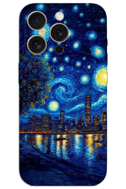 iPhone 15 Pro Kılıf HD Desen Baskılı Arka Kapak - Sanat Sahil