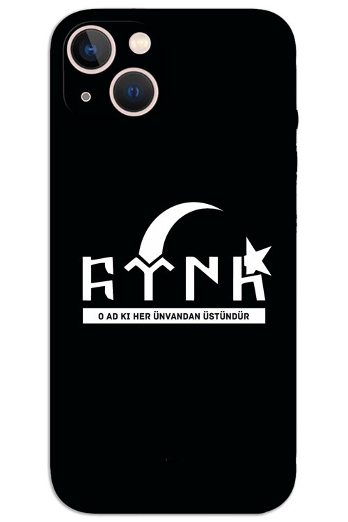 iPhone 14 Plus Kılıf HD Desen Baskılı Arka Kapak - Türk