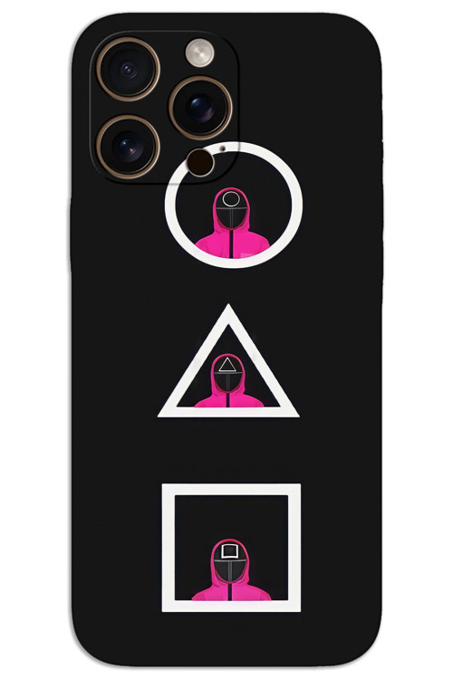 iPhone 16 Pro Kılıf HD Desen Baskılı Arka Kapak - Squid Game