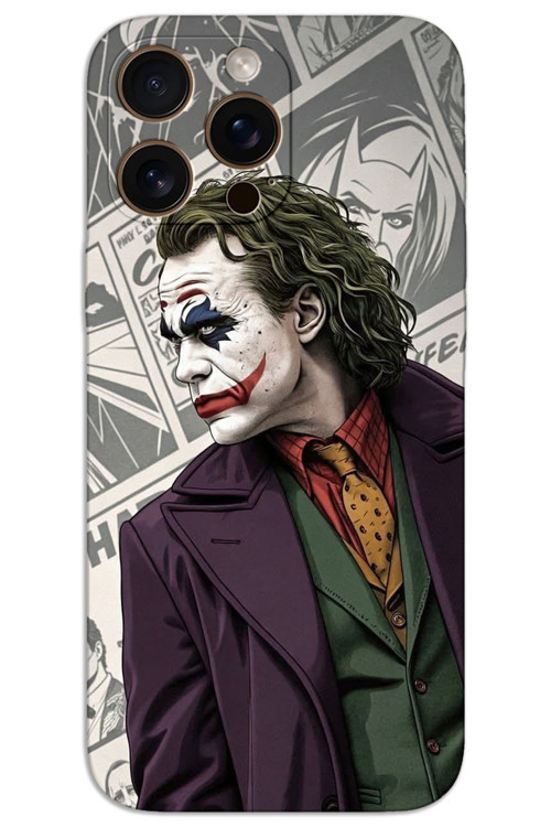 iPhone 16 Pro Kılıf HD Desen Baskılı Arka Kapak - Joker