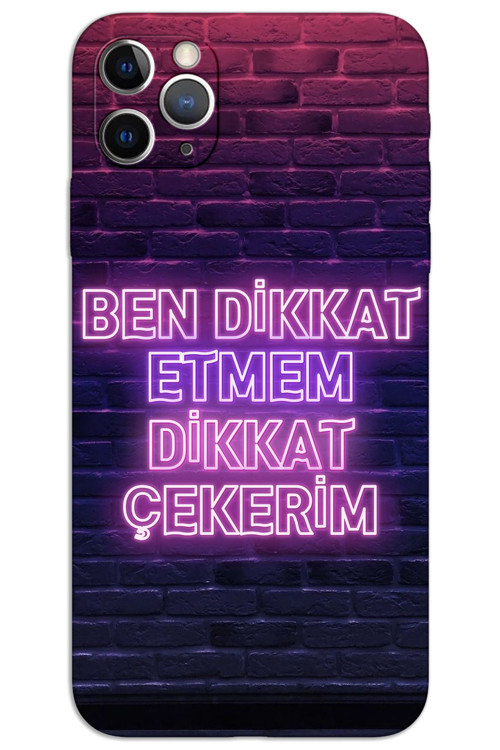 iPhone 11 Pro Kılıf HD Desen Baskılı Arka Kapak - Dikkat Çekerim