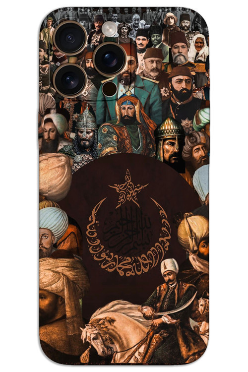 iPhone 16 Pro Max Kılıf HD Desen Baskılı Arka Kapak - Osmanlı Hanedan