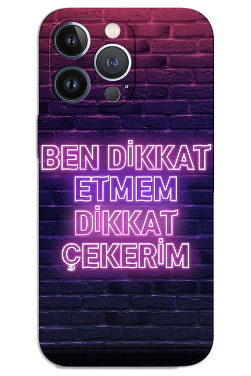 iPhone 13 Pro Kılıf HD Desen Baskılı Arka Kapak - Dikkat Çekerim