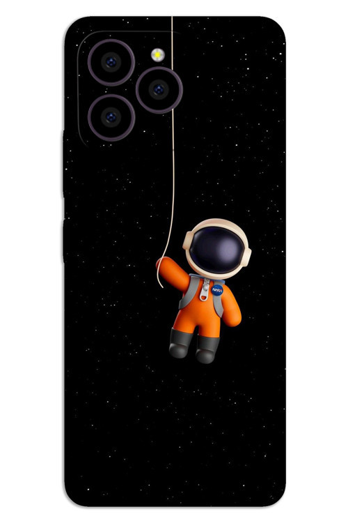 Omix X7 Kılıf HD Desen Baskılı Arka Kapak - Astronot