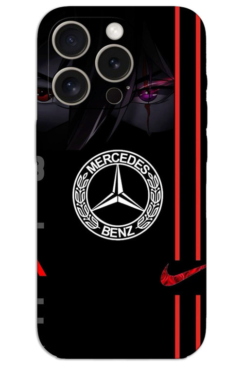 iPhone 15 Pro Kılıf HD Desen Baskılı Arka Kapak - Merceds