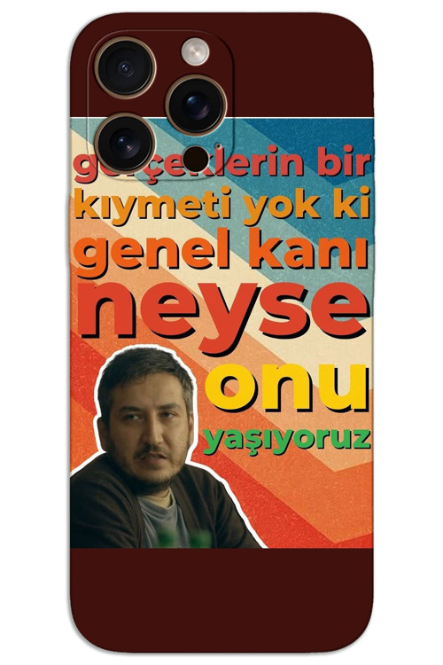 iPhone 16 Pro Kılıf HD Desen Baskılı Arka Kapak - Genel Kanı