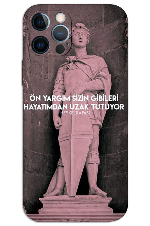 iPhone 12 Pro Max Kılıf HD Desen Baskılı Arka Kapak - Ön Yargım