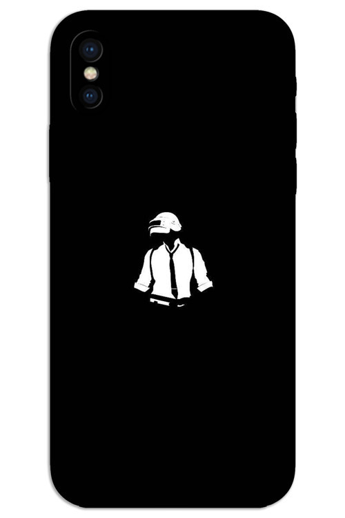 iPhone XS Max Kılıf HD Desen Baskılı Arka Kapak - Pubg Adam
