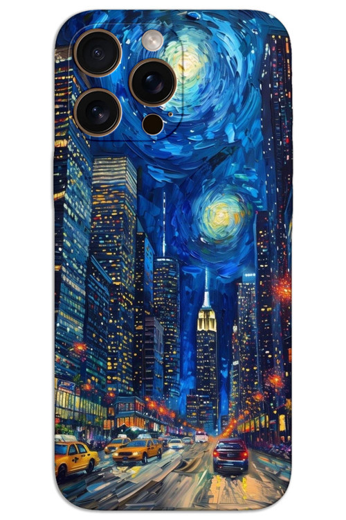 iPhone 16 Pro Kılıf HD Desen Baskılı Arka Kapak - Sanat Sokağı