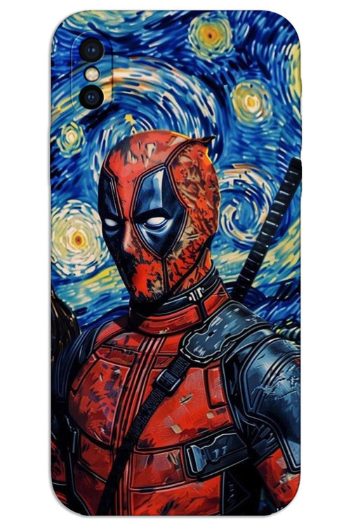 iPhone XS Max Kılıf HD Desen Baskılı Arka Kapak - Deadpool