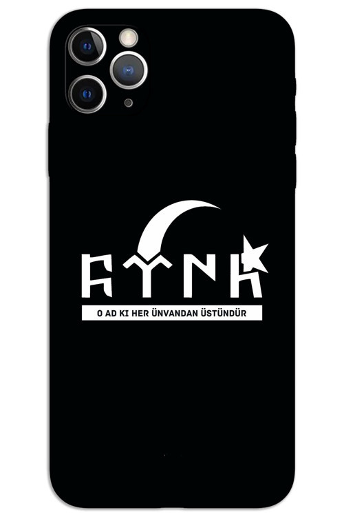 iPhone 11 Pro Kılıf HD Desen Baskılı Arka Kapak - Türk