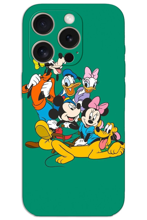 iPhone 15 Pro Max Kılıf HD Desen Baskılı Arka Kapak - Mickey 1