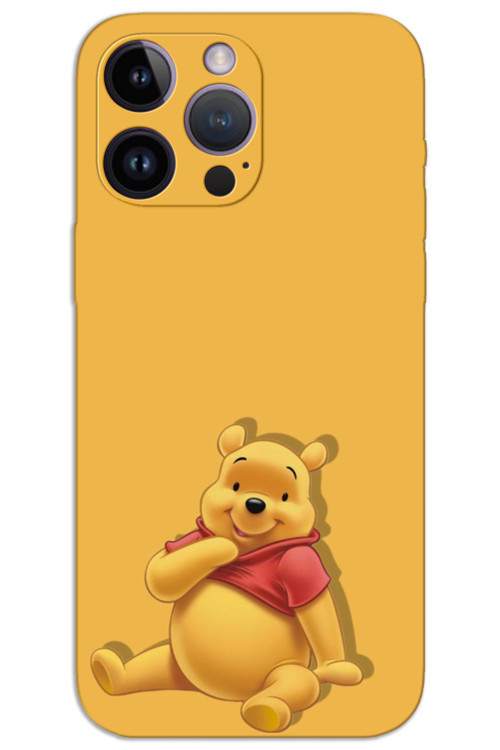 iPhone 14 Pro Kılıf HD Desen Baskılı Arka Kapak - Winnie The Pooh 2