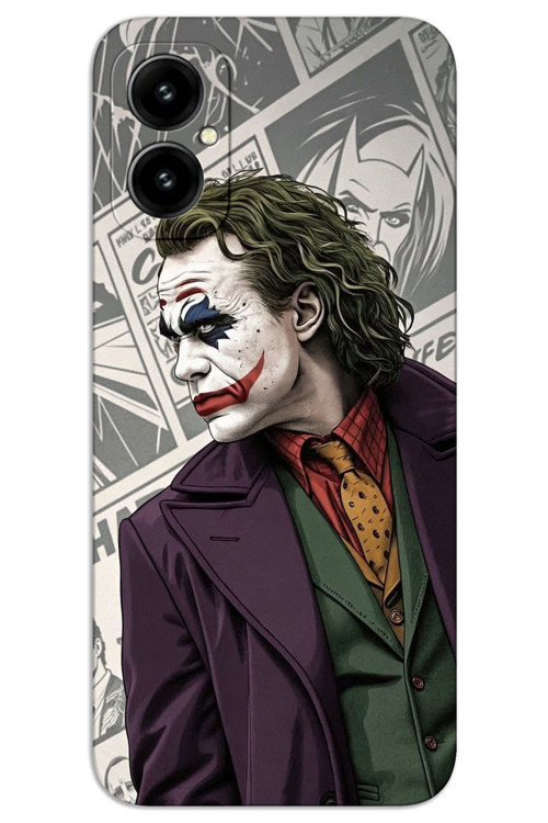 Omix X5 Kılıf HD Desen Baskılı Arka Kapak - Joker