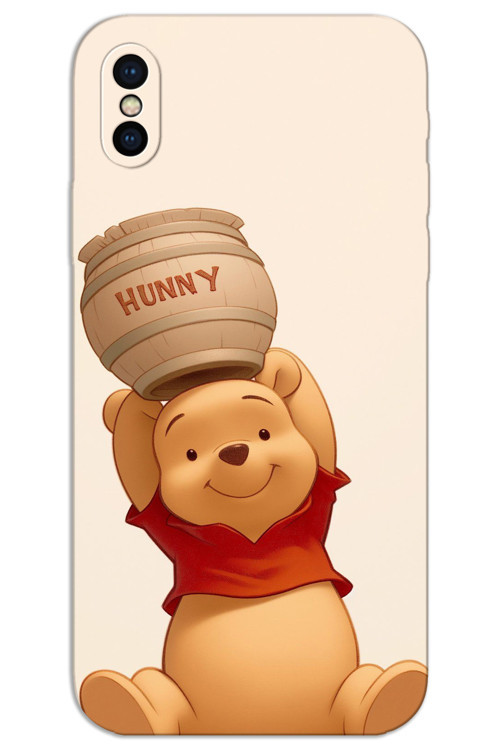 iPhone X / XS Kılıf HD Desen Baskılı Arka Kapak - Winnie The Pooh 1