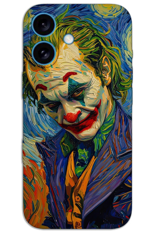 iPhone 16 Kılıf HD Desen Baskılı Arka Kapak - Joker 2