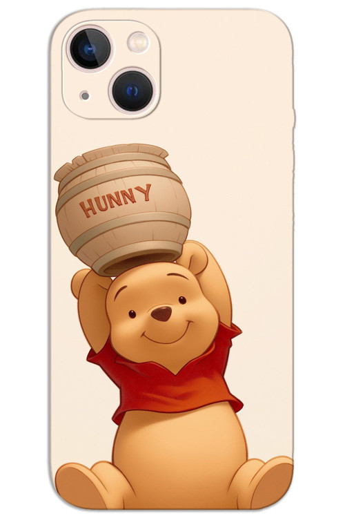iPhone 14 Kılıf HD Desen Baskılı Arka Kapak - Winnie The Pooh 1