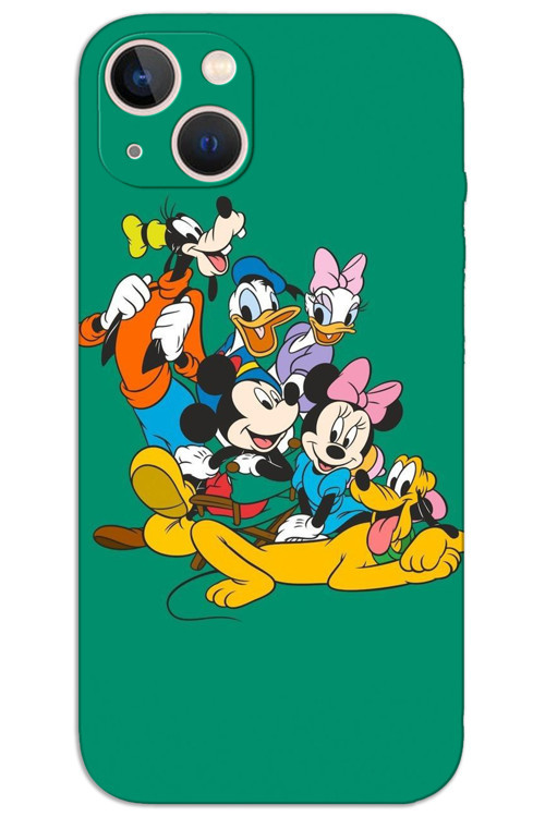 iPhone 14 Plus Kılıf HD Desen Baskılı Arka Kapak - Mickey 1