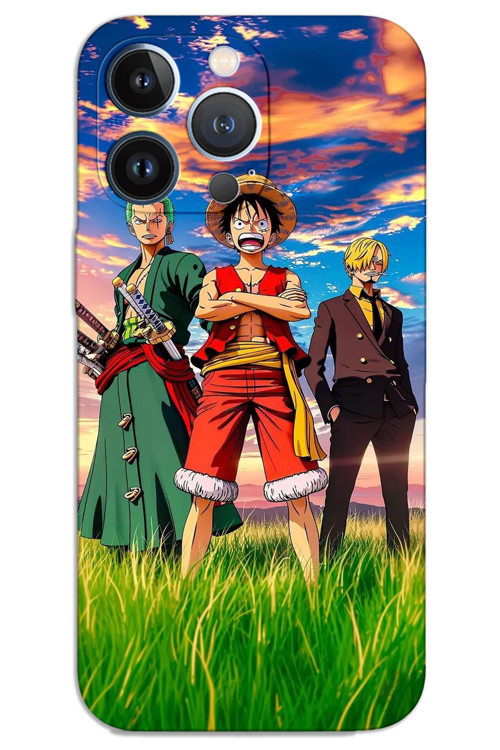 iPhone 13 Pro Max Kılıf HD Desen Baskılı Arka Kapak - One Piece 2