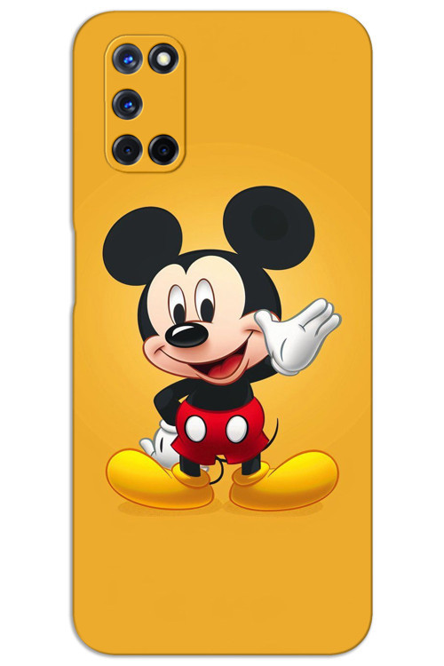 Oppo A92 Kılıf HD Desen Baskılı Arka Kapak - Mickey 3
