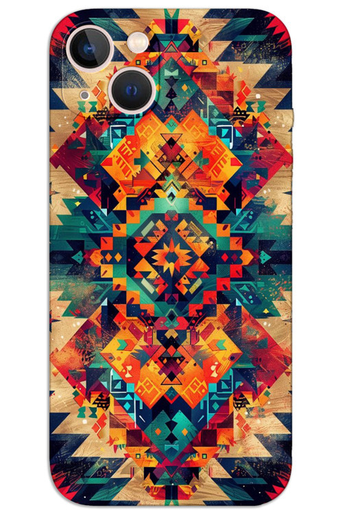 iPhone 14 Plus Kılıf HD Desen Baskılı Arka Kapak - Motif 1