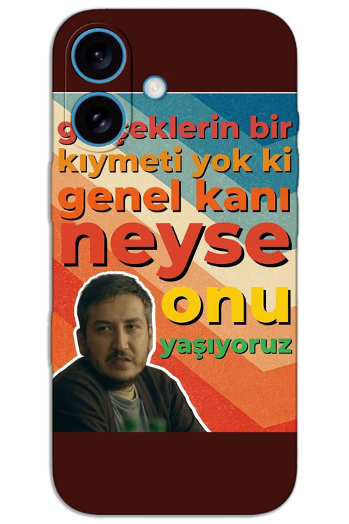 iPhone 16 Kılıf HD Desen Baskılı Arka Kapak - Genel Kanı
