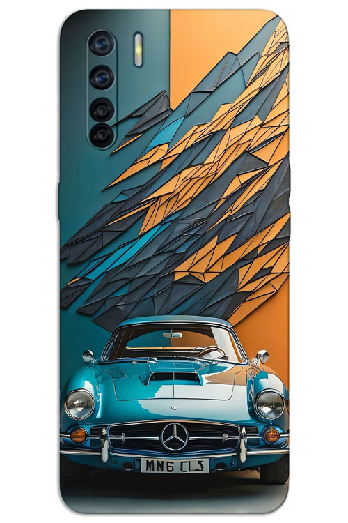 Oppo A91 Kılıf HD Desen Baskılı Arka Kapak - Merce