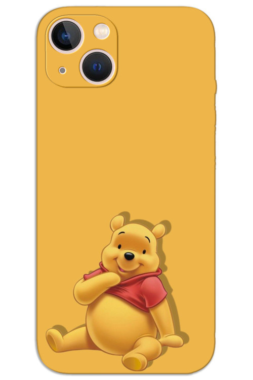 iPhone 14 Plus Kılıf HD Desen Baskılı Arka Kapak - Winnie The Pooh 2