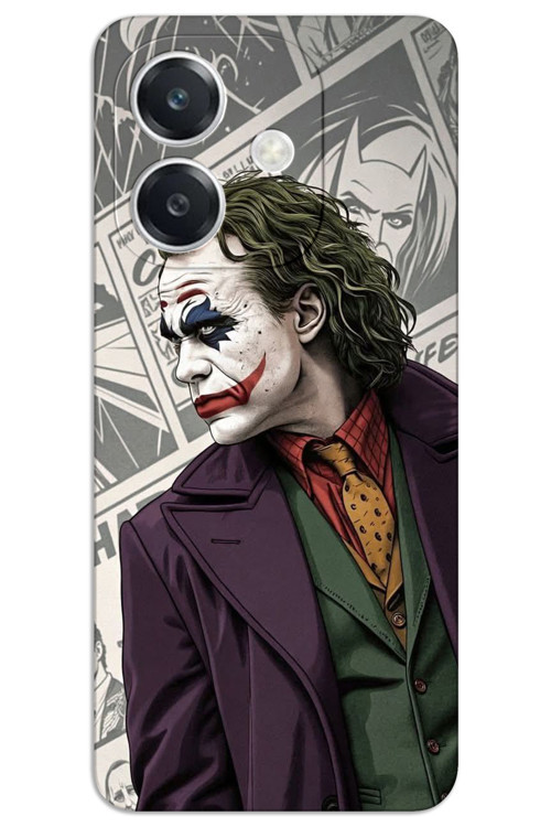Oppo A3 Kılıf HD Desen Baskılı Arka Kapak - Joker