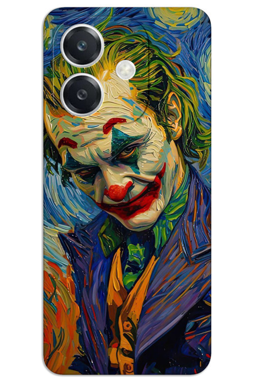 Oppo A3 Kılıf HD Desen Baskılı Arka Kapak - Joker 2
