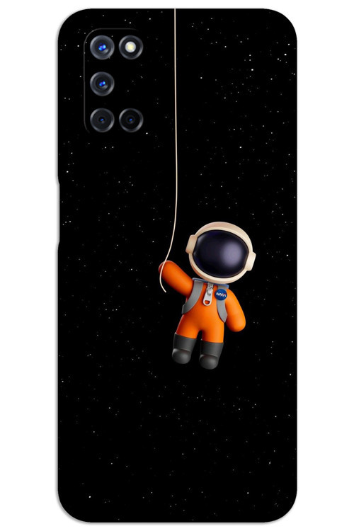 Oppo A92 Kılıf HD Desen Baskılı Arka Kapak - Astronot