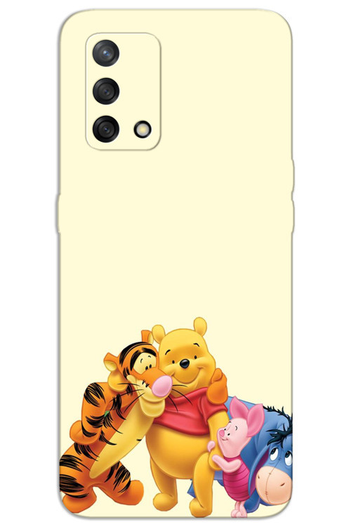 Oppo A74 Kılıf HD Desen Baskılı Arka Kapak - Winnie The Pooh 3