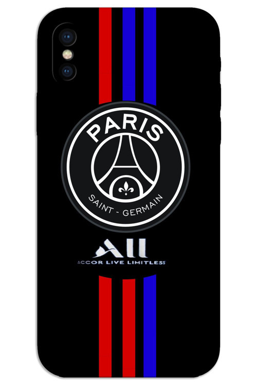 iPhone XS Max Kılıf HD Desen Baskılı Arka Kapak - PSG