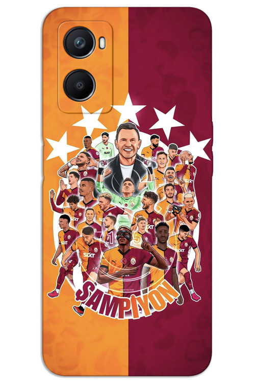 Oppo A96 Kılıf HD Desen Baskılı Arka Kapak - Şampiyon