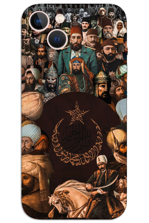iPhone 15 Plus Kılıf HD Desen Baskılı Arka Kapak - Osmanlı Hanedan