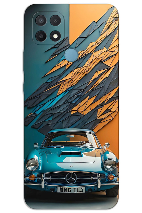 Oppo A15 / A15S Kılıf HD Desen Baskılı Arka Kapak - Merce