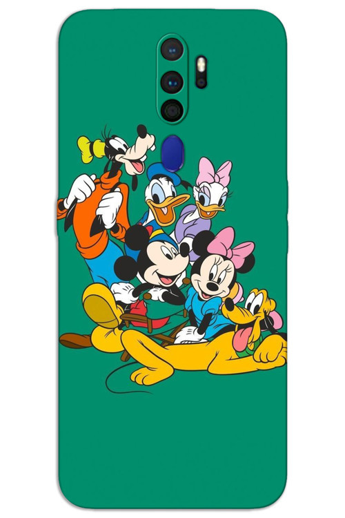 Oppo A9 2020 Kılıf HD Desen Baskılı Arka Kapak - Mickey 1