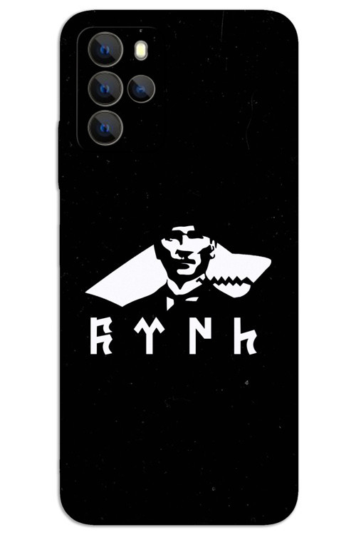 Omix X500 Kılıf HD Desen Baskılı Arka Kapak - Atatürk Kurt