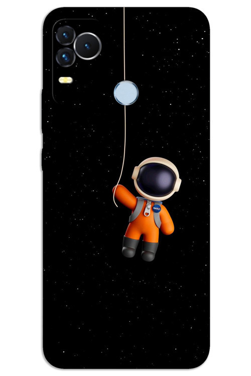 Omix X400 Kılıf HD Desen Baskılı Arka Kapak - Astronot