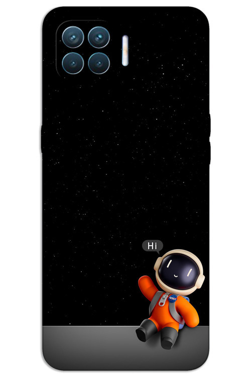 Oppo A73 Kılıf HD Desen Baskılı Arka Kapak - Astronot Hi