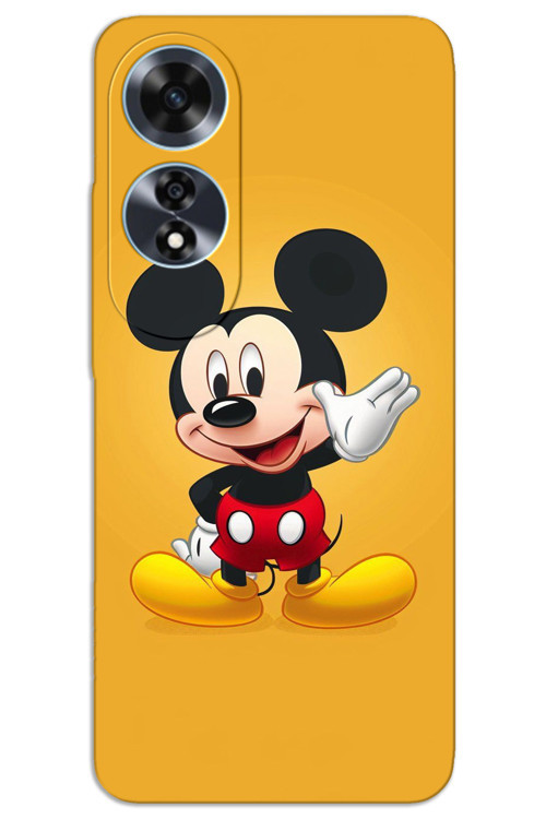 Oppo A60 Kılıf HD Desen Baskılı Arka Kapak - Mickey 3
