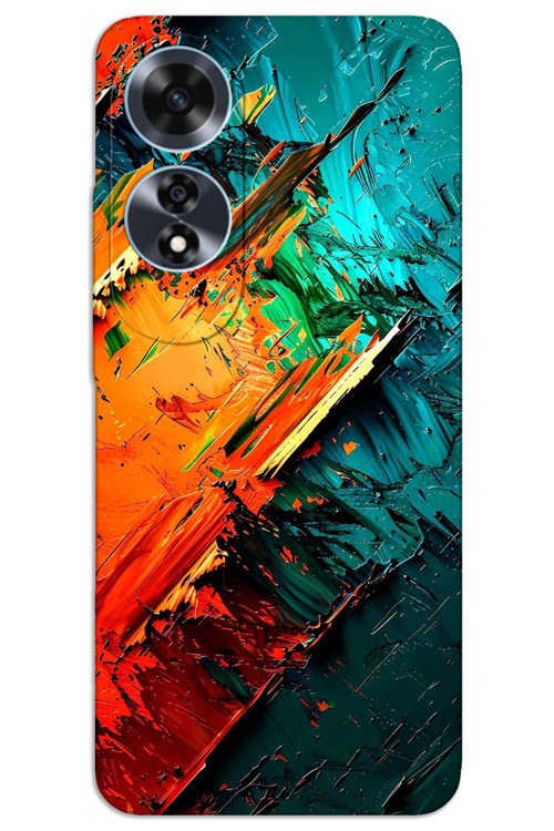 Oppo A60 Kılıf HD Desen Baskılı Arka Kapak - Kristal