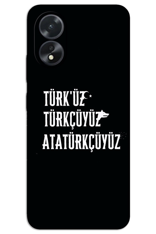 Oppo A38 Kılıf HD Desen Baskılı Arka Kapak - Türkçü