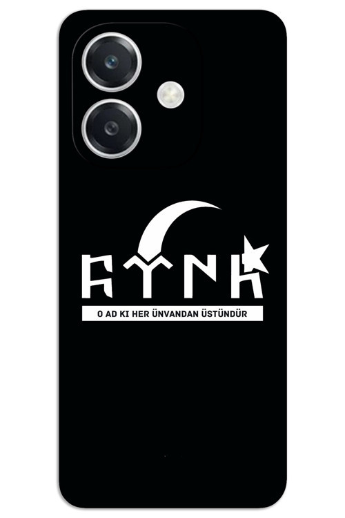 Oppo A3 Kılıf HD Desen Baskılı Arka Kapak - Türk